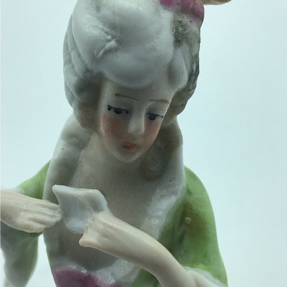 1920’s Art Deco Porcelain Pin Cushion Doll head - Picture 4 of 5